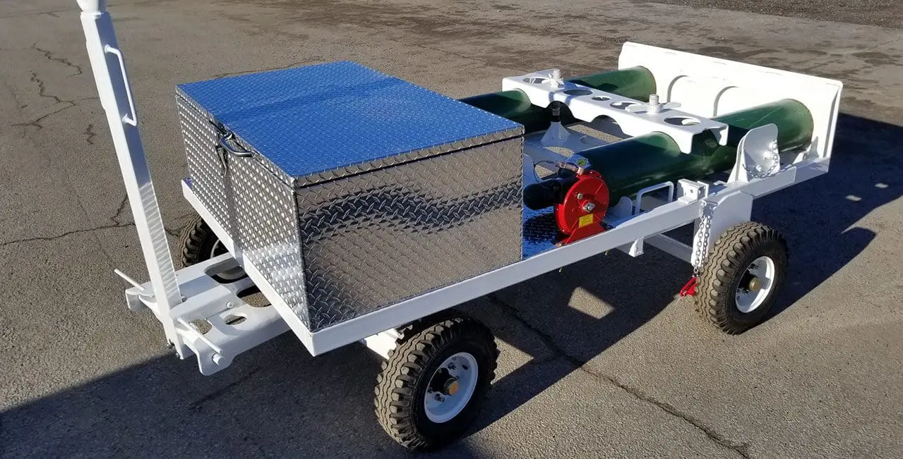 Aircraft Oxygen Bottle Carts | Airport Oxygen Tank Carts - Wilcox