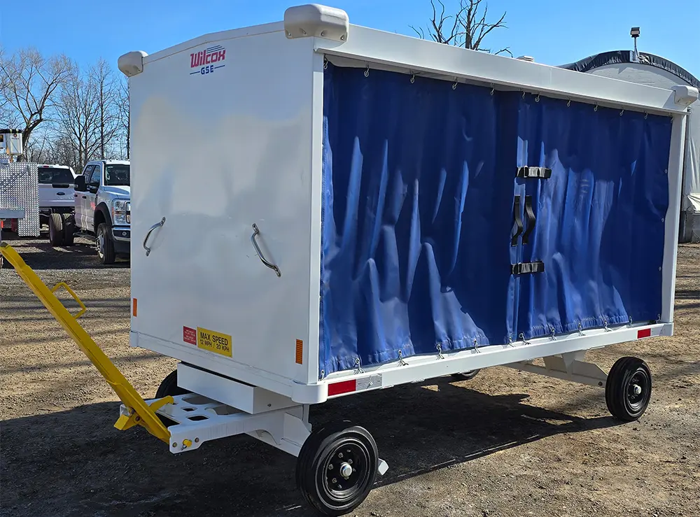 Airport Closed Steel Baggage Cart Airport Closed Steel Baggage Cart
