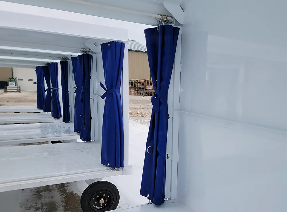 Airport Closed Steel Baggage Cart Airport Closed Steel Baggage Cart